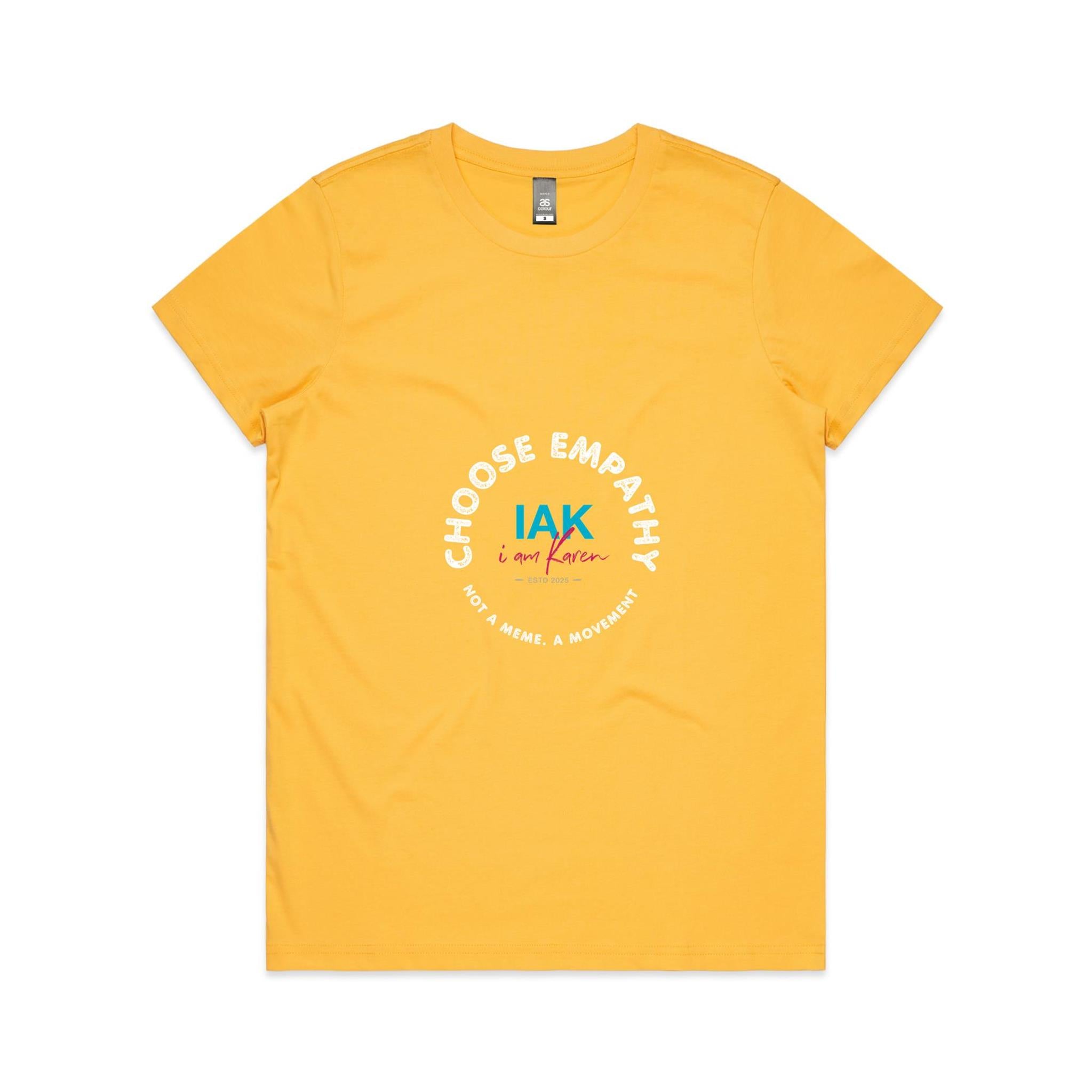 Choose Empathy AS Colour Women's Maple Tee