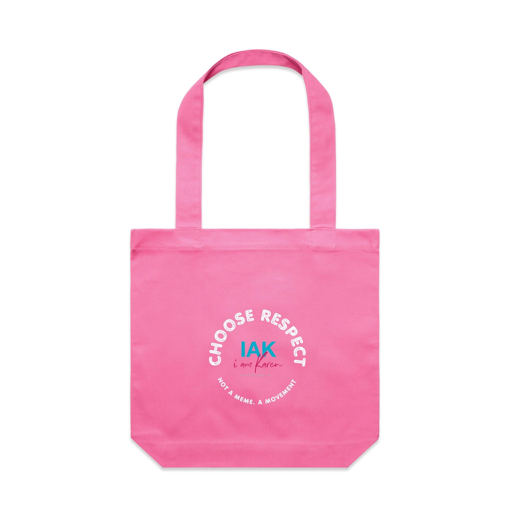 Choose Respect | AS Colour - Carrie - Canvas Tote Bag