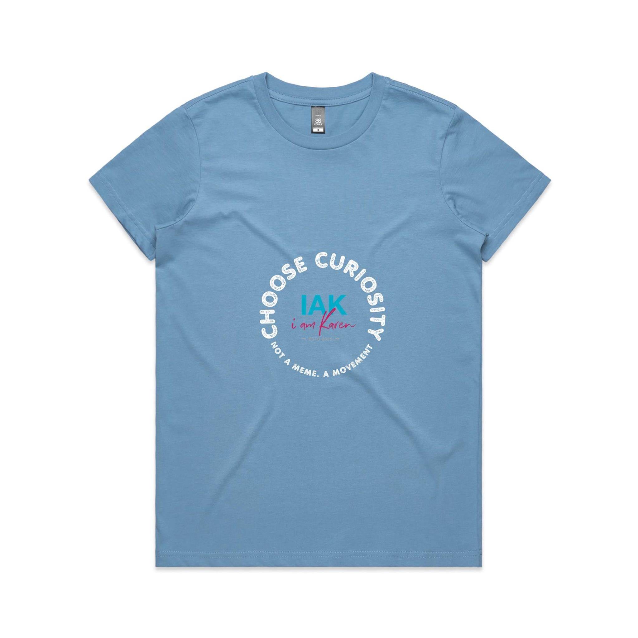 Choose Curiosity AS Colour Women's Maple Tee