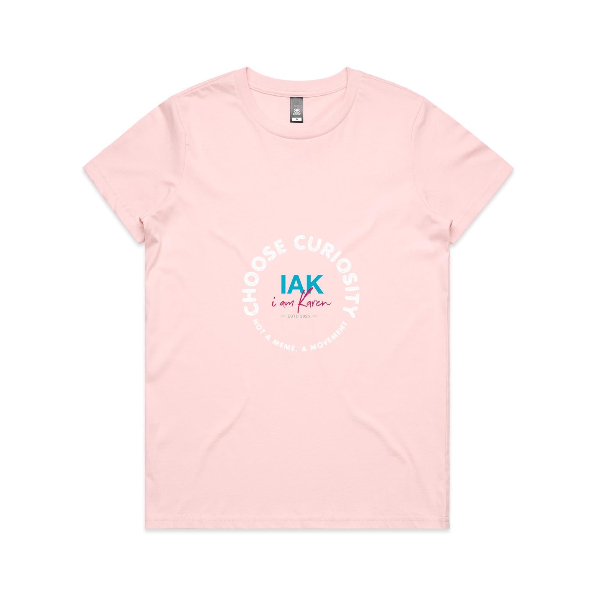 Choose Curiosity AS Colour Women's Maple Tee