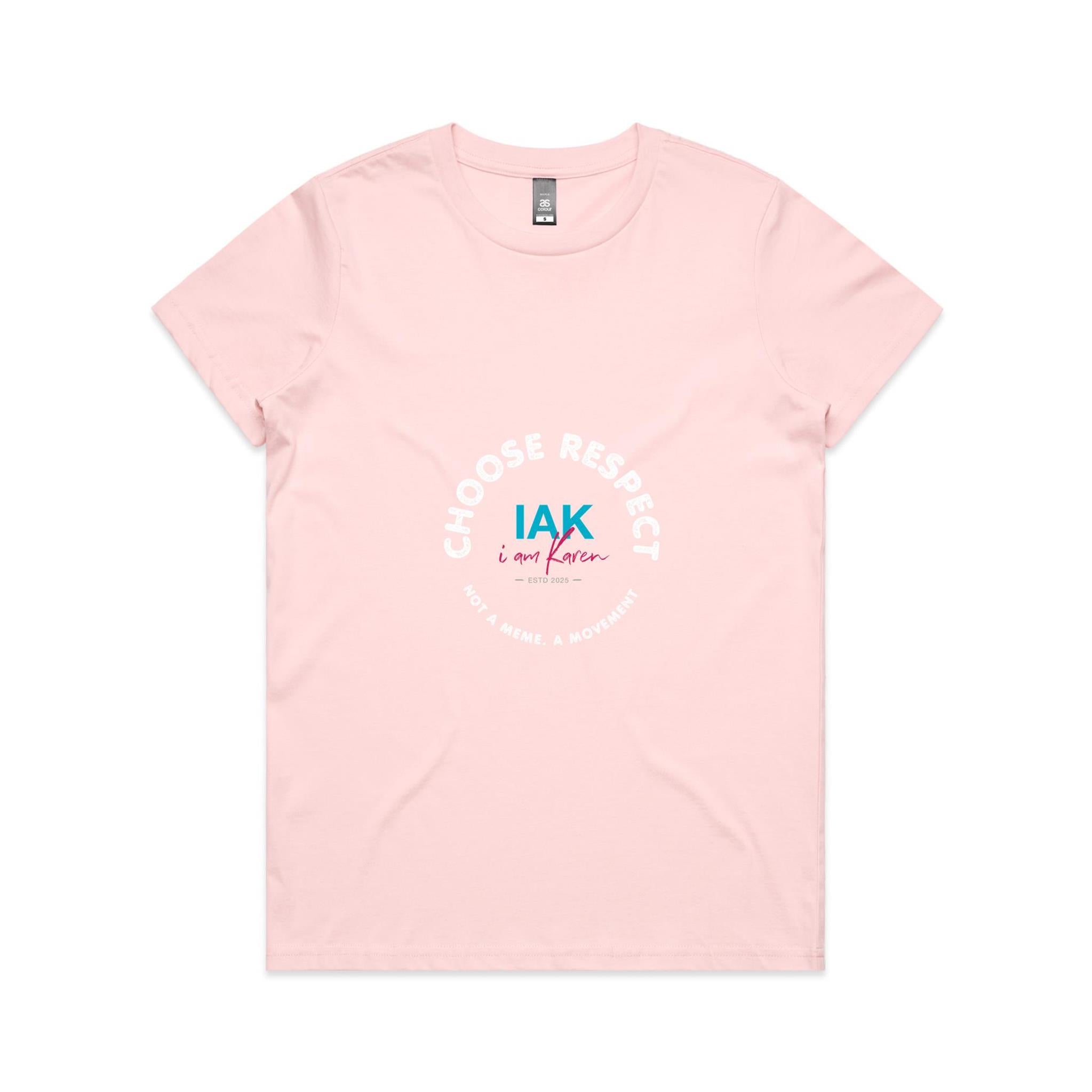 Choose Respect AS Colour Women's Maple Tee